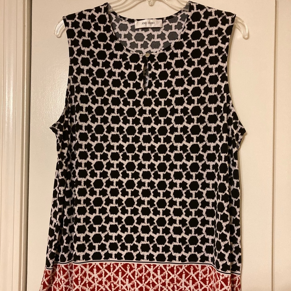 Woman’s Sleeveless Dress Blouse